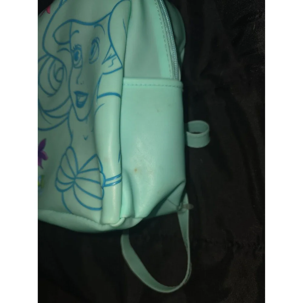 Disney little mermaid Ariel silicone rubber waterproof mini backpack bookbag bag